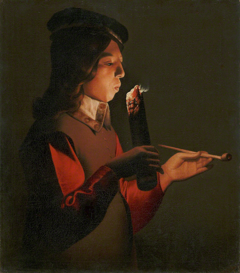 Dýmkař s dýmkou - Georges de La Tour