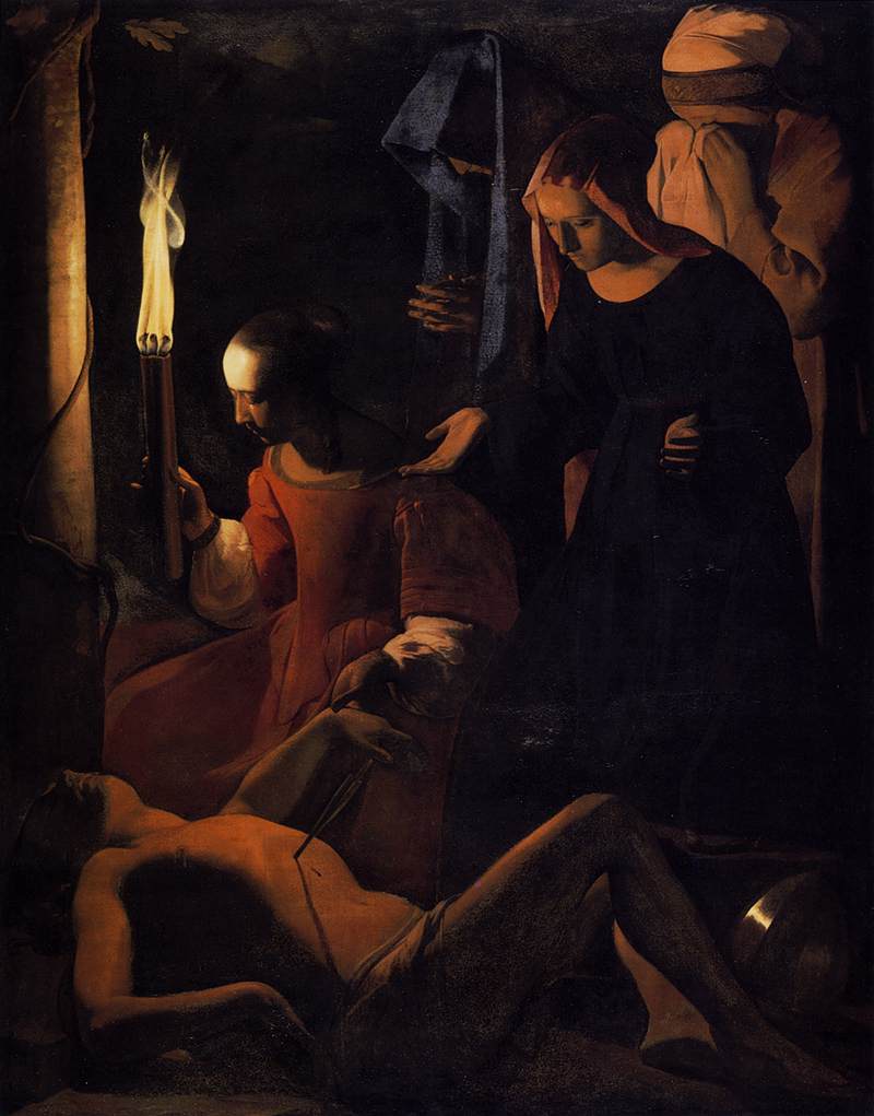 Sv. Sebastian ošetřovaný Irene - Georges de La Tour