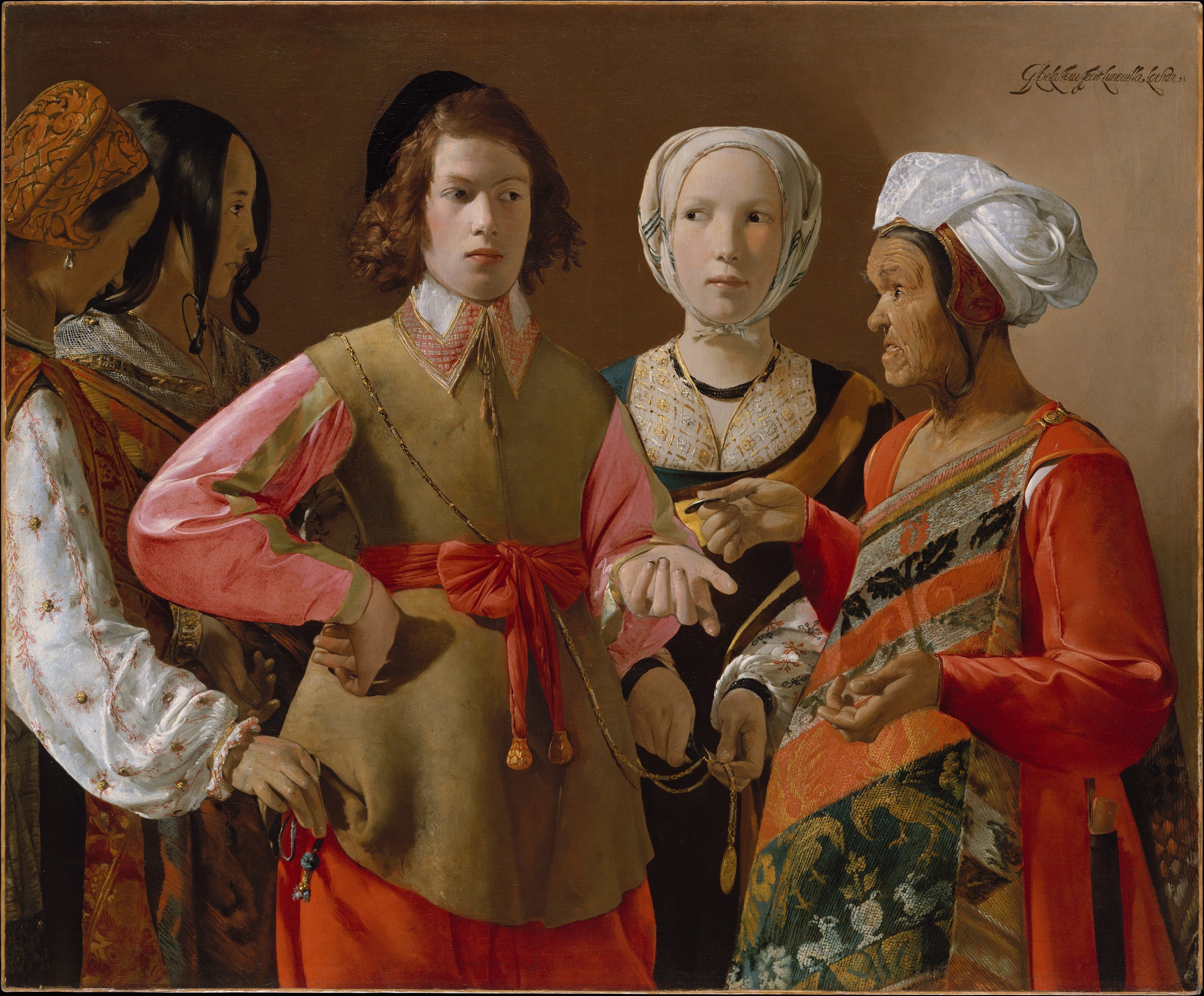 La Diseuse de bonne aventure - Georges de La Tour - Alpha Reproduction