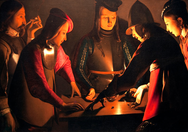 Hráči kostkami - Georges de La Tour