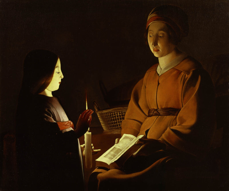 Výchova Panny - Georges de La Tour