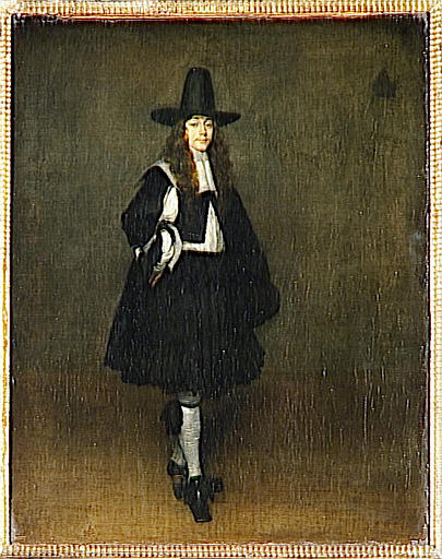 Portrait d'homme en noir - Gerard ter Borch