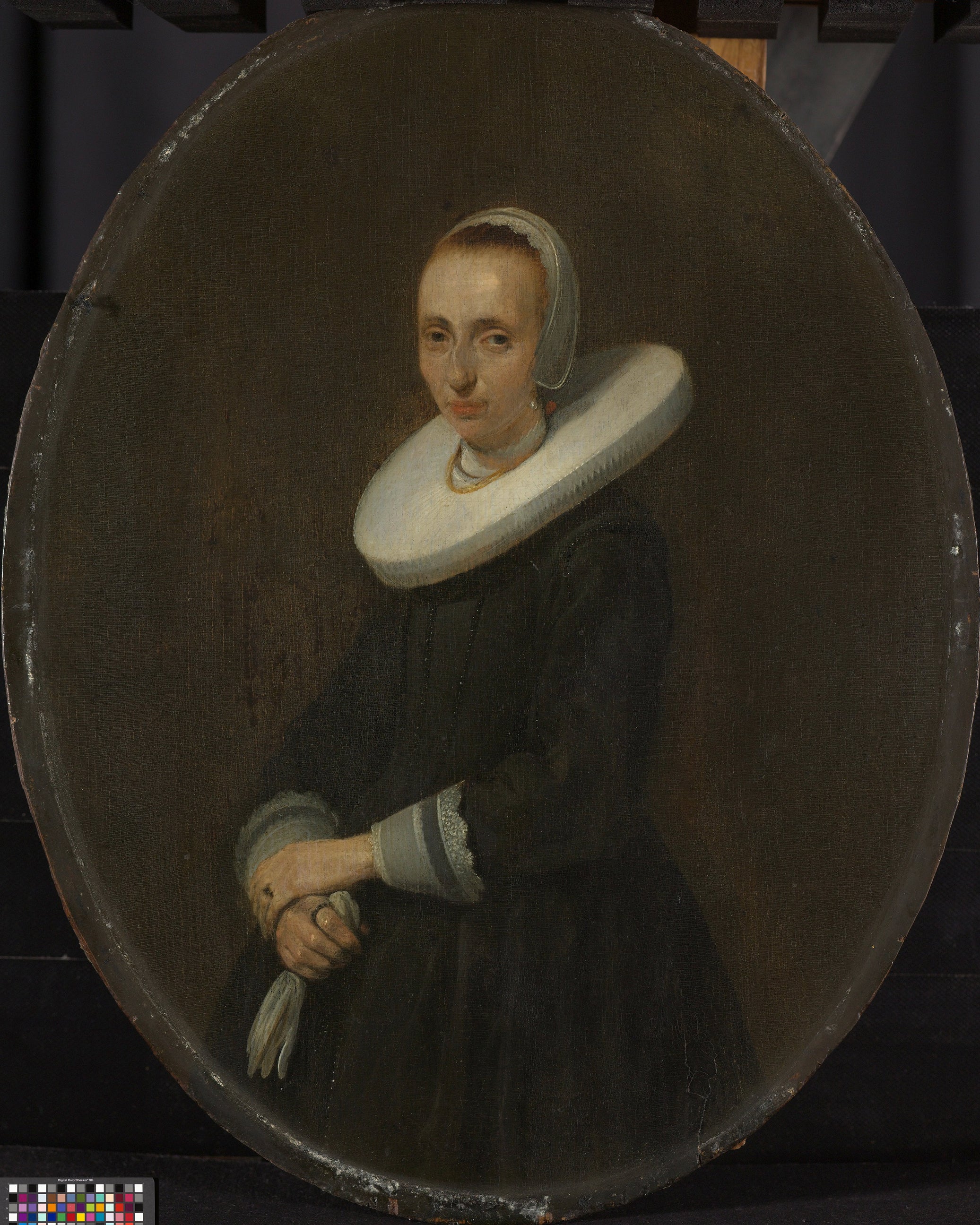 Portrait de Johanna Bardoel (décédée après 1667), épouse de Gerard van der Schalcke - Gerard ter Borch