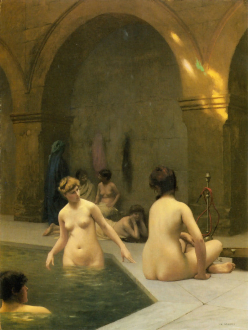 Koupající se - Jean-Léon Gérôme