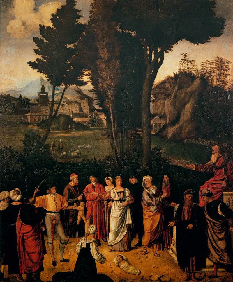 Soud krále Šalomouna - Giorgione