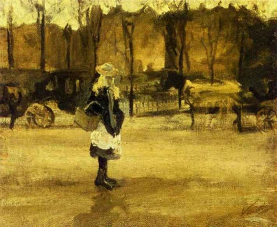 Dívka na ulici - Vincent van Gogh
