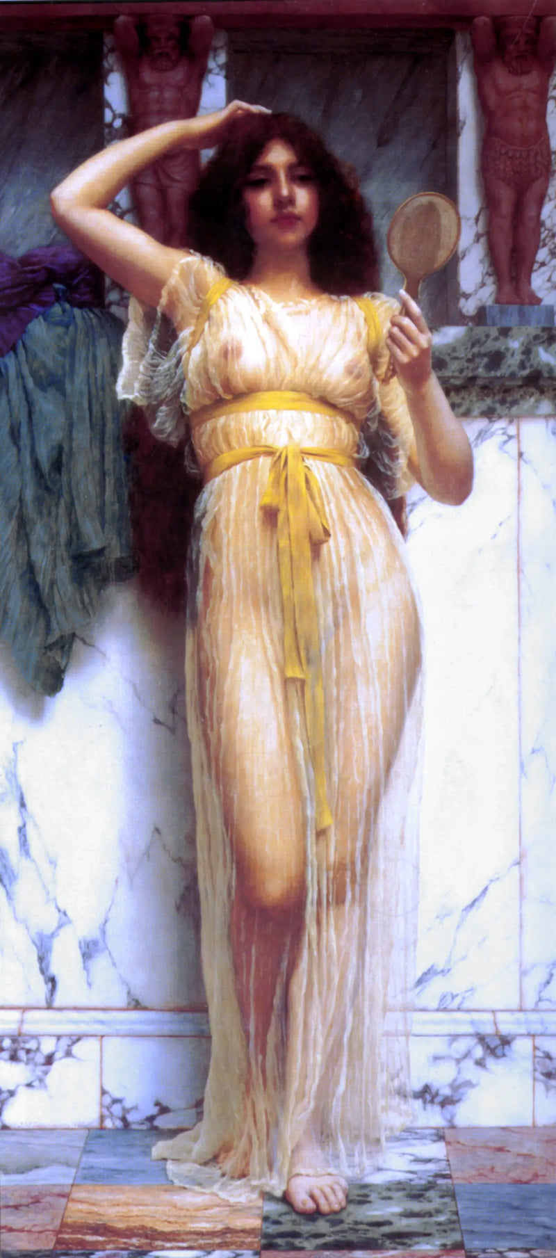 Zrcadlo - John William Godward