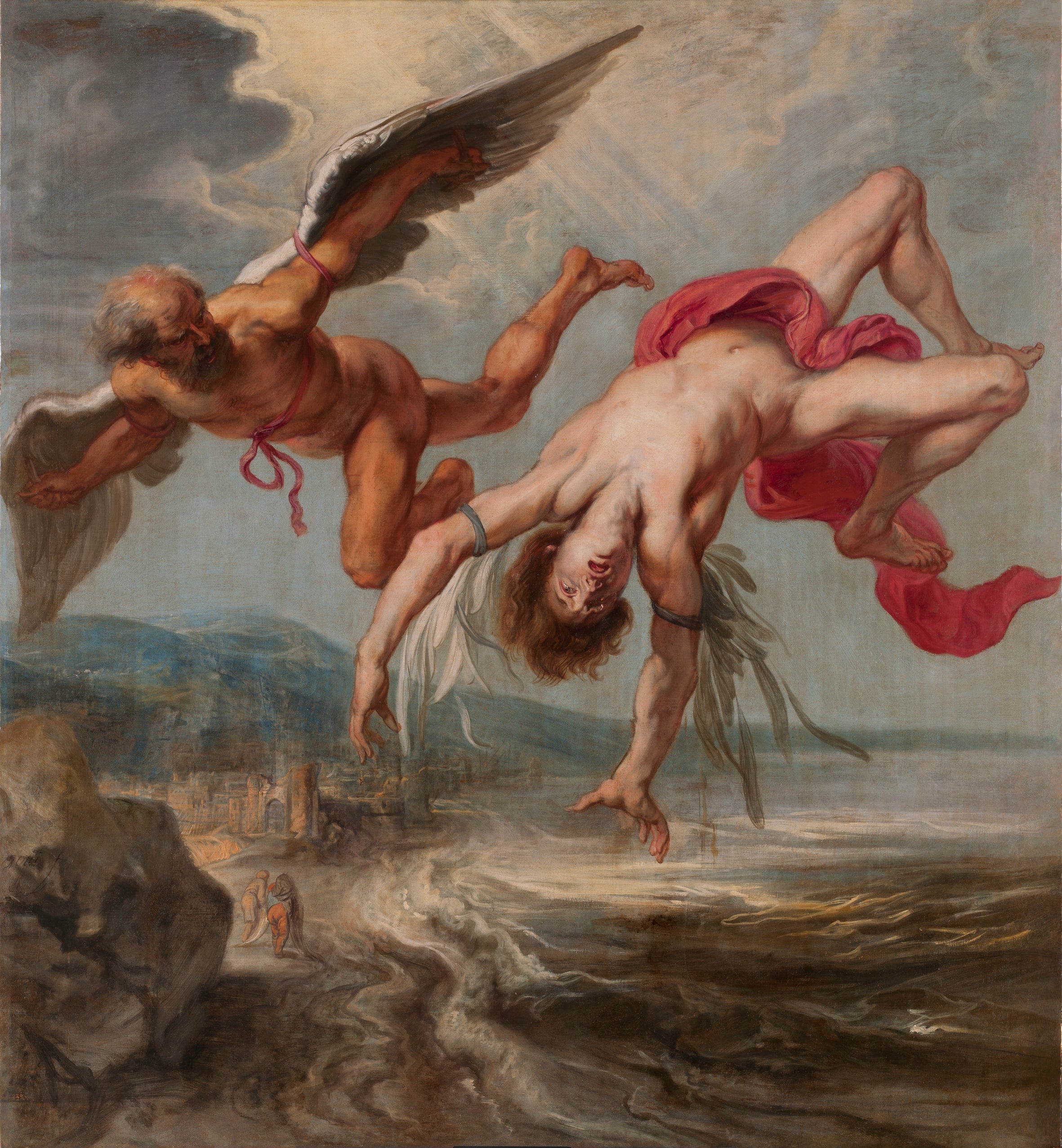 La chute d'Icare - Peter Paul Rubens