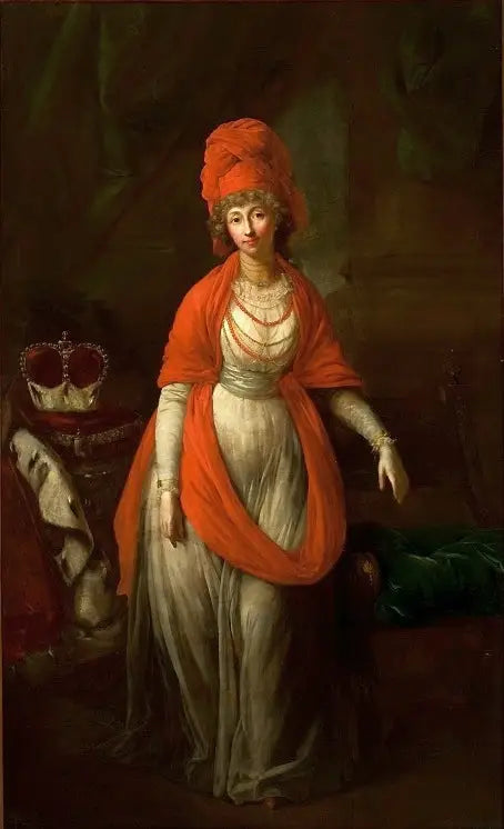 Portrét Anny Dorothée von Medem, vévodkyně z Courlande. - Anton Graff