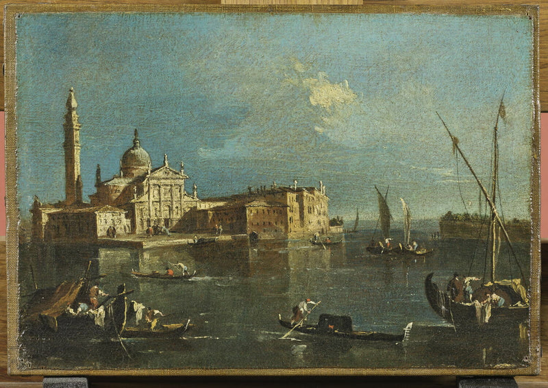 Kostel San Giorgio Maggiore v Benátkách - Francesco Guardi