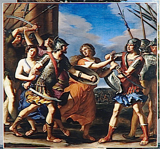 Hersilie séparant Romulus et Tatius - Guercino - Alpha Reproduction