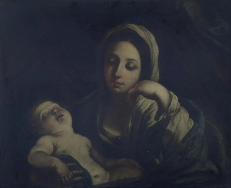 Spasitelka s dítětem v klidu - Guido Reni