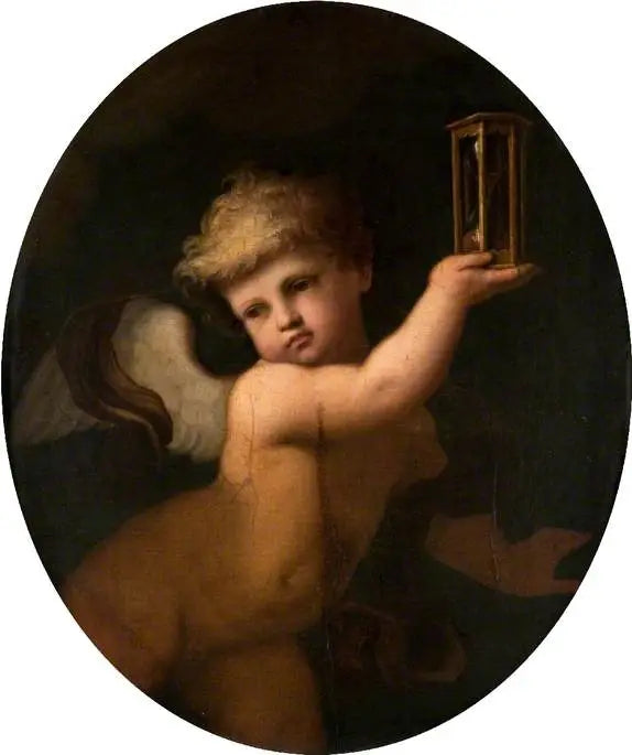 Cupid s přesýpacími hodinami - Guido Reni