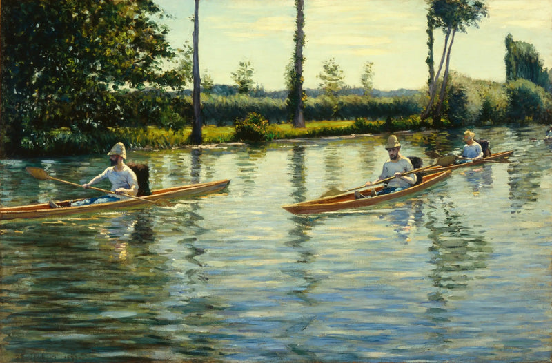 Périssoires na Yerres - Gustave Caillebotte