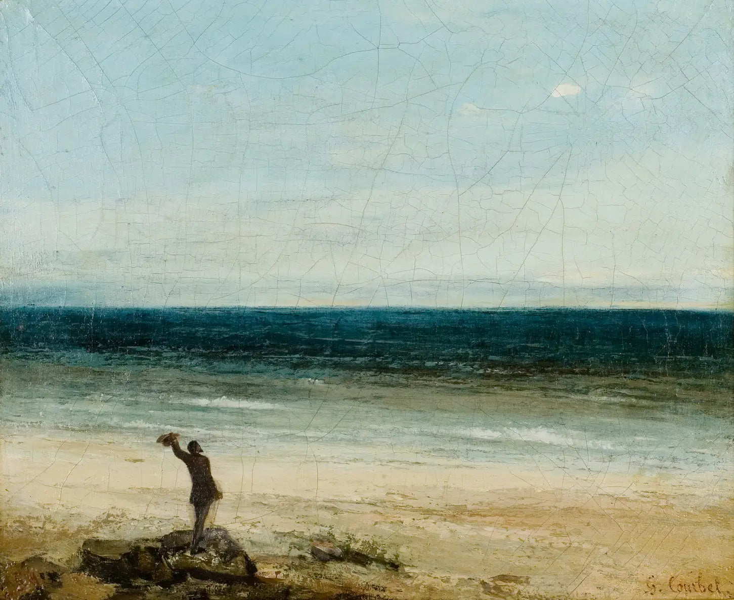 Le Bord de mer à Palavas - Gustave Courbet - Alpha Reproduction
