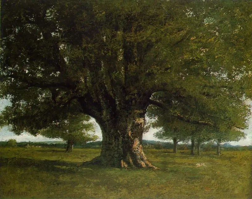 Le Chêne de Flagey - Gustave Courbet - Alpha Reproduction