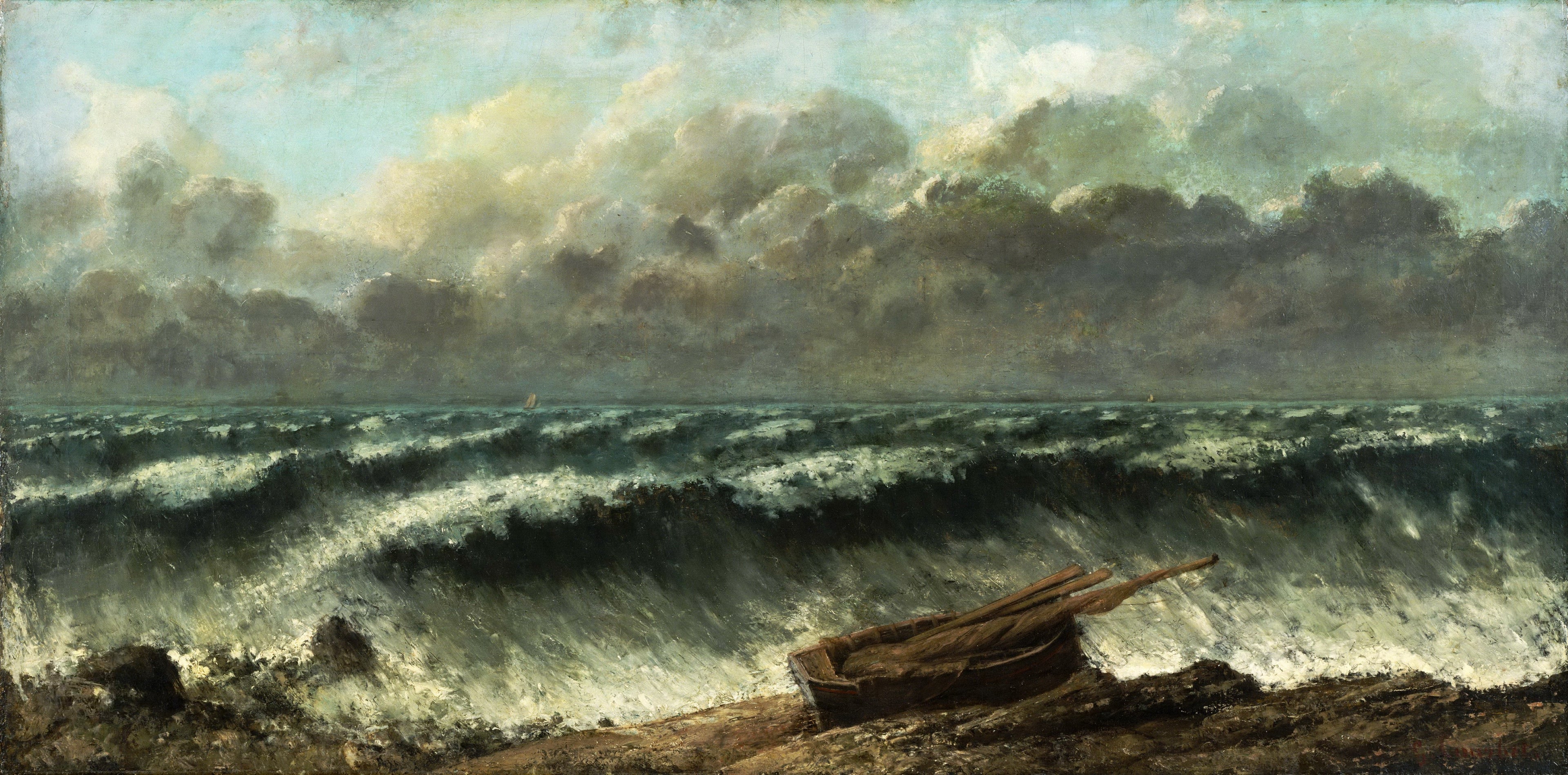 Vagues - Gustave Courbet