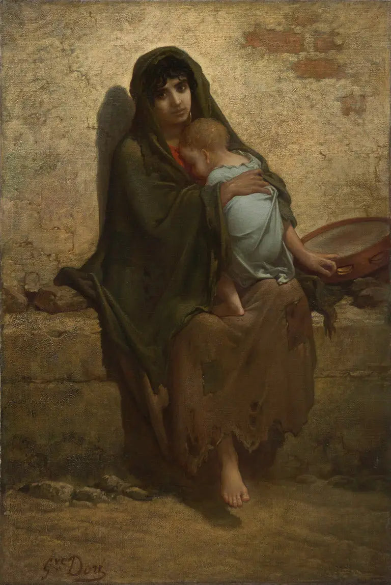 Jeune mère gitane - Gustave Doré - Alpha Reproduction
