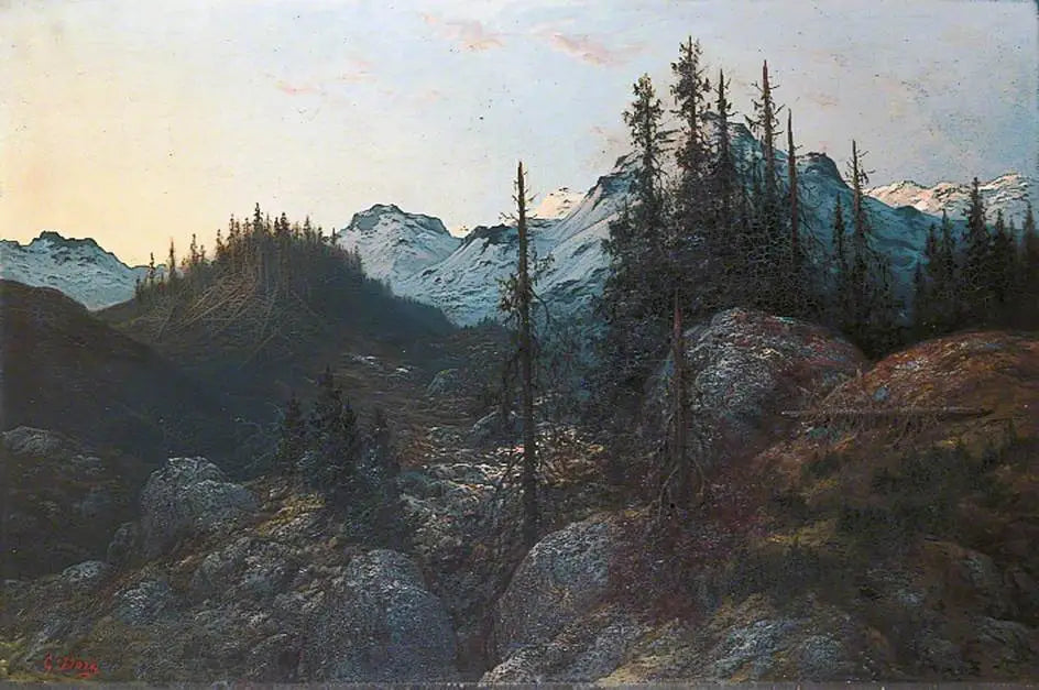 Aurore. Souvenir des Alpes - Gustave Doré - Alpha Reproduction