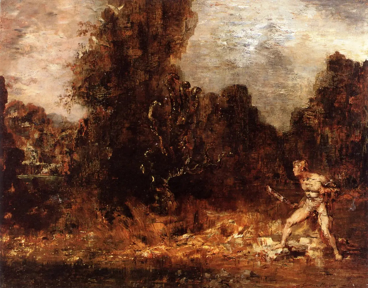 Hercule et l’Hydre de Lerne - Gustave Moreau - Alpha Reproduction
