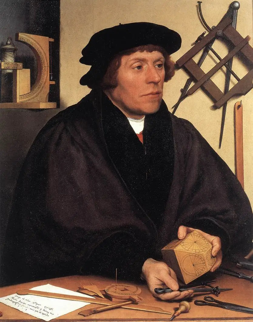 Portrait de Nicolas Kratzer - Hans Holbein le Jeune - Alpha Reproduction
