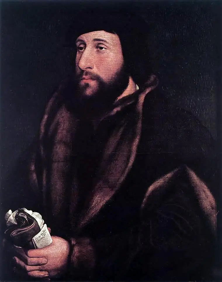 Portrait of an Englishman - Hans Holbein le Jeune - Alpha Reproduction