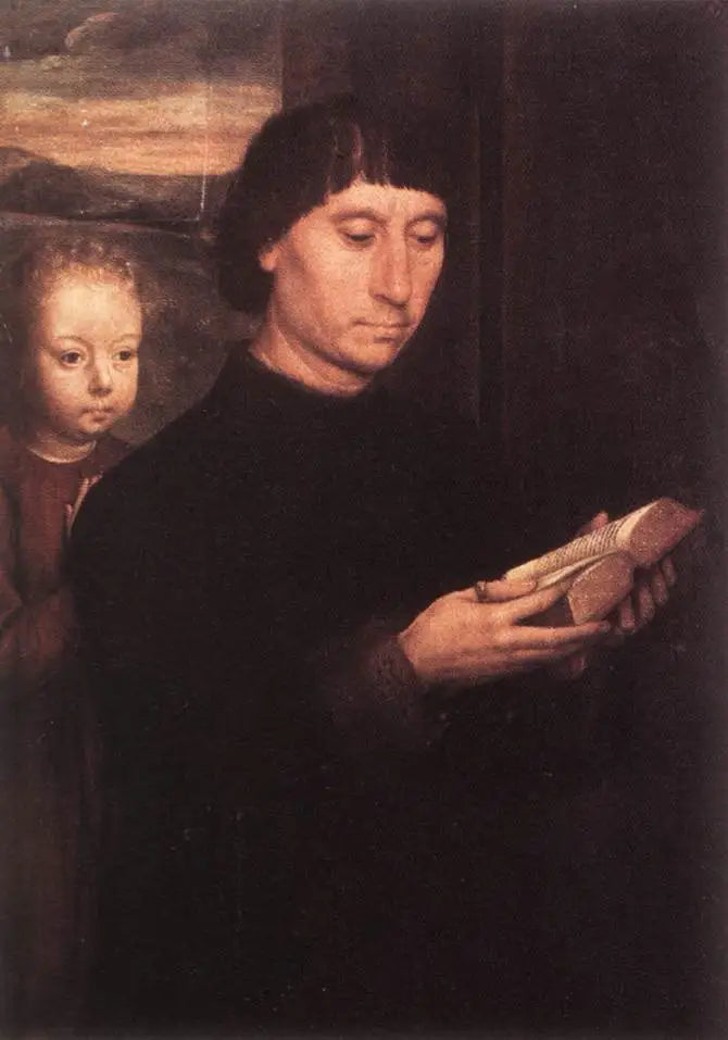 Portrét muže dárce - Hans Memling