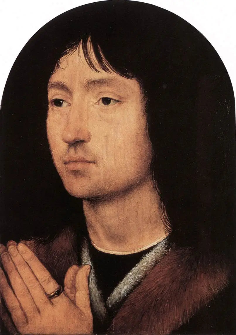 Un homme inconnu en prière - Hans Memling - Alpha Reproduction