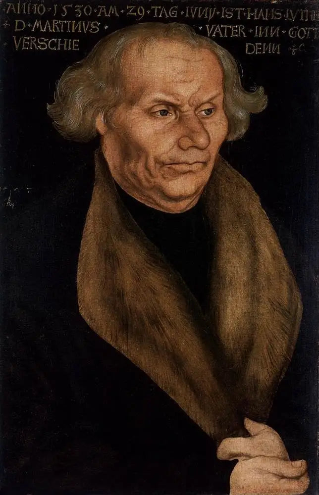 Portrét Hanse Luthera, otce Luthera - Lucas Cranach starší