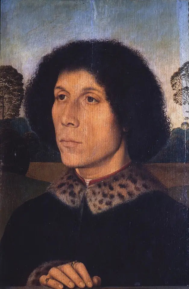 Portrait d’un homme dans un paysage - Hans Memling - Alpha Reproduction