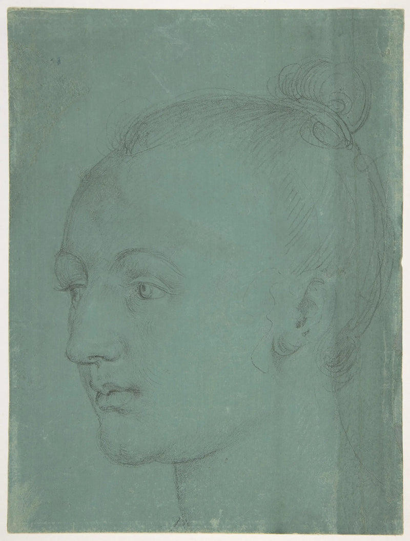 Hlava mladé ženy - Albrecht Dürer