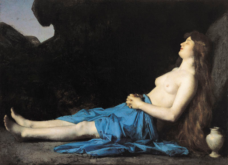 Madeleine dans le désert - Jean-Jacques Henner