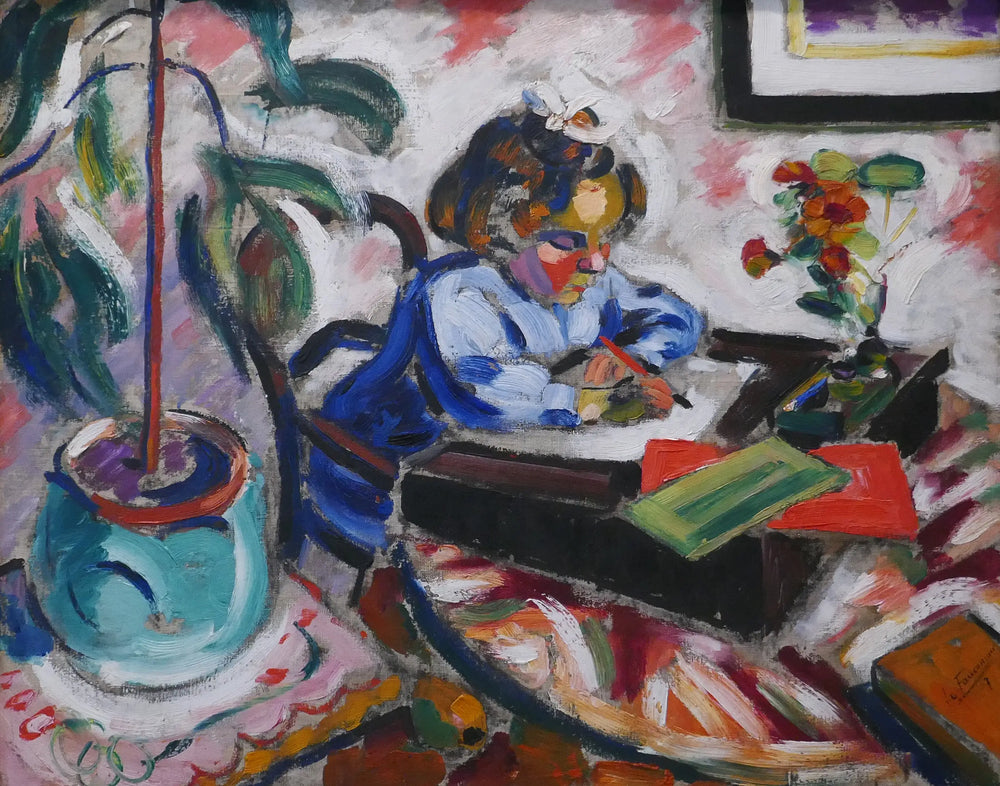 Petite écolière - Henri Le Fauconnier - Alpha Reproduction