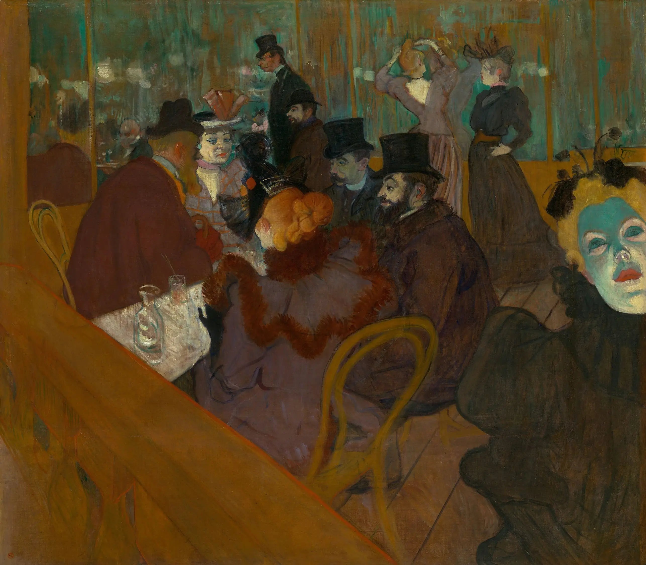 Au Moulin-Rouge - Henri de Toulouse-Lautrec - Alpha Reproduction