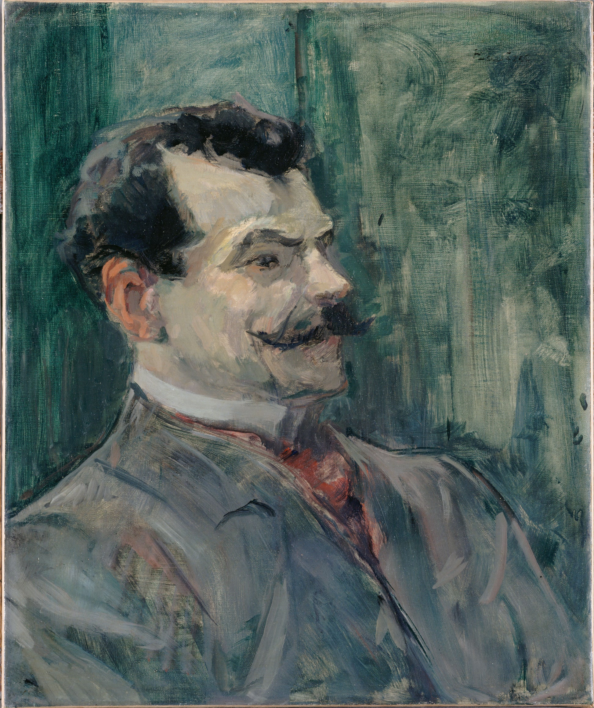 Reproduction du tableau « Portrait d'André Rivoire - Henri de Toulouse-Lautrec » par Alpha Reproduction en peinture à l’huile