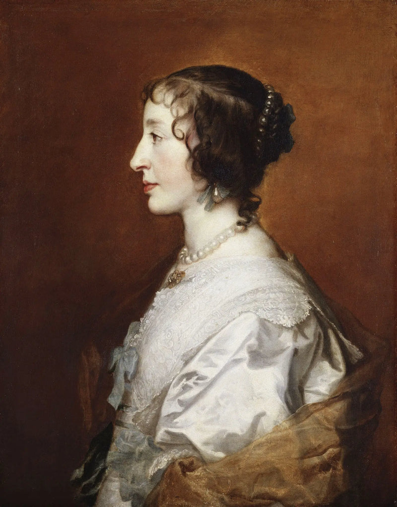 Královna Henriette Marie (1609-1669) - Antoine van Dyck