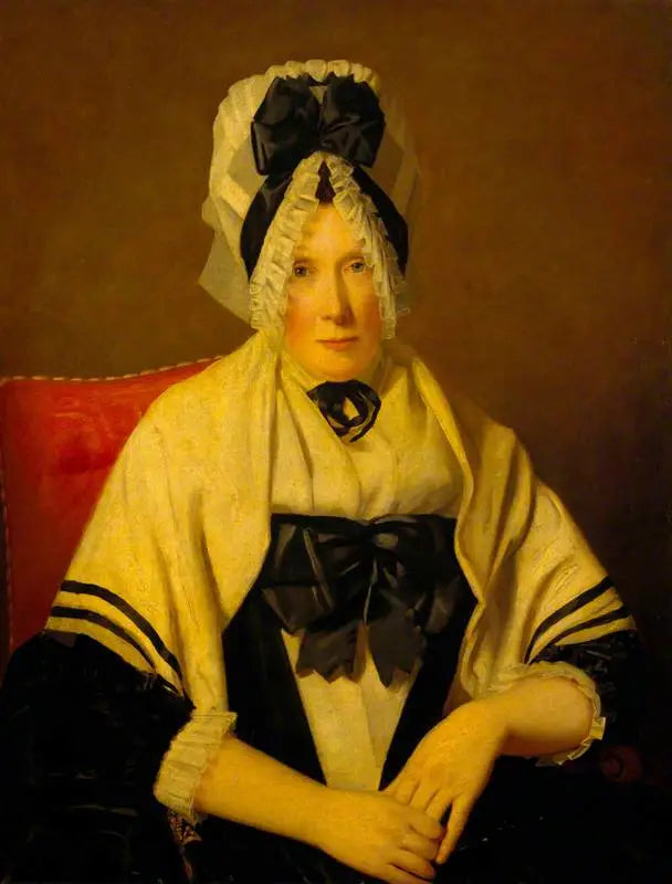 Une dame au bonnet de dentelle (peut-être Ann Edgar Lady Raeburn) - Henry Raeburn - Alpha Reproduction