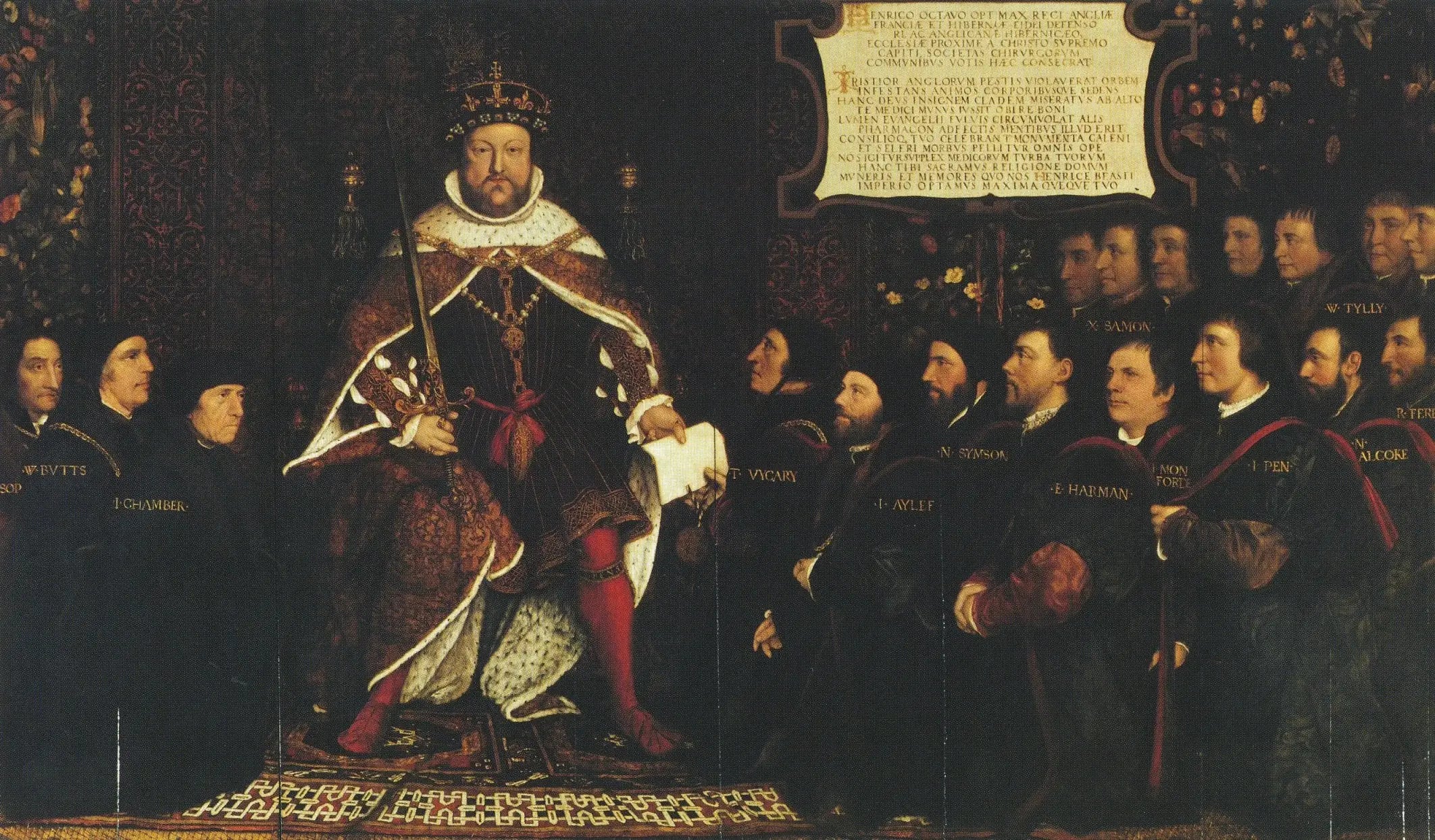 Henry VIII and the Barber Surgeons - Hans Holbein le Jeune - Alpha Reproduction