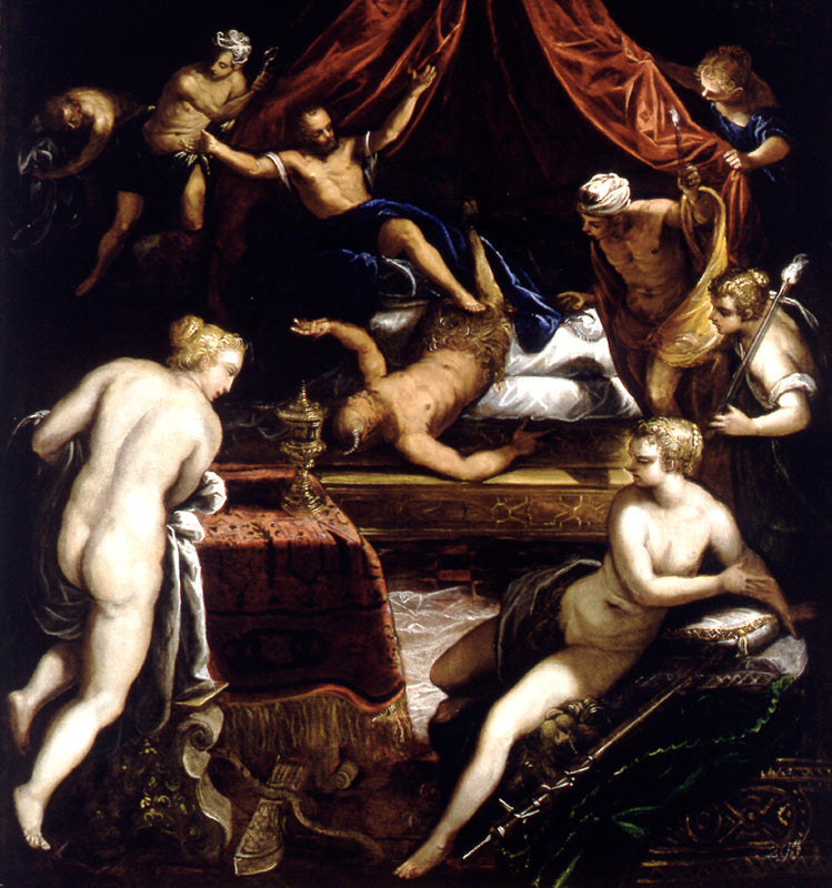 Héraklés honící fauna - Jacopo Tintoretto