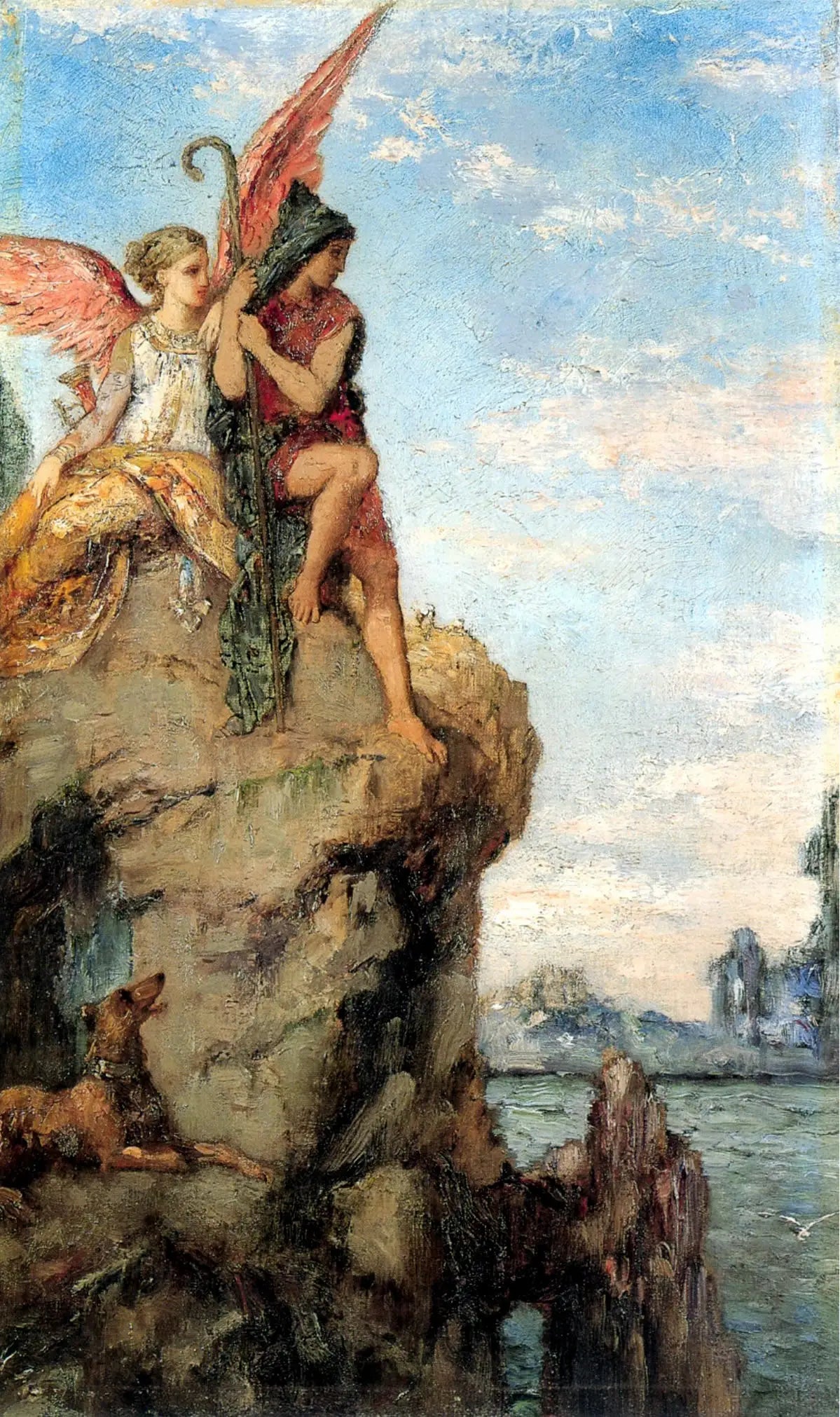 Hésiode et la Muse - Gustave Moreau - Alpha Reproduction
