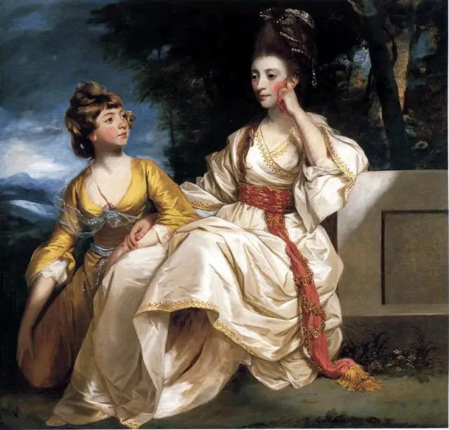 Portrét Hester Thrale a její dcery Hester - Joshua Reynolds