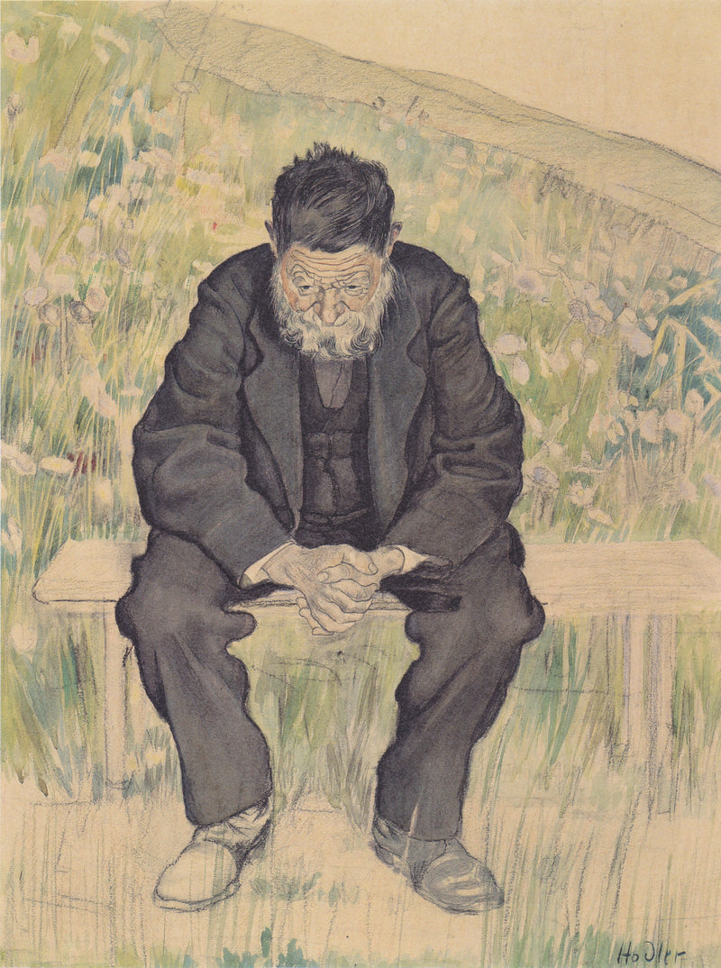 Bez práce - Ferdinand Hodler