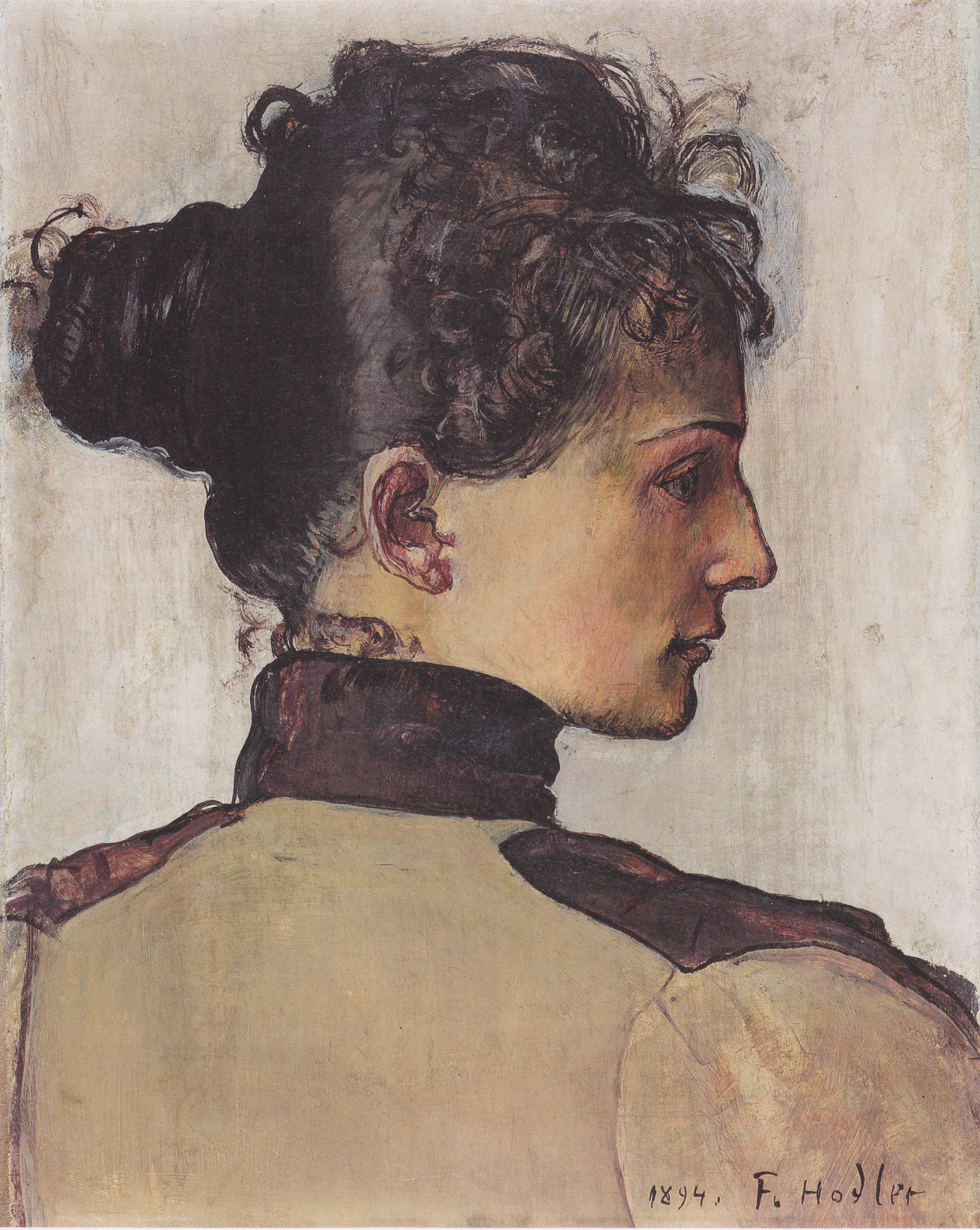 Porträt der Berthe Jacques - Ferdinand Hodler