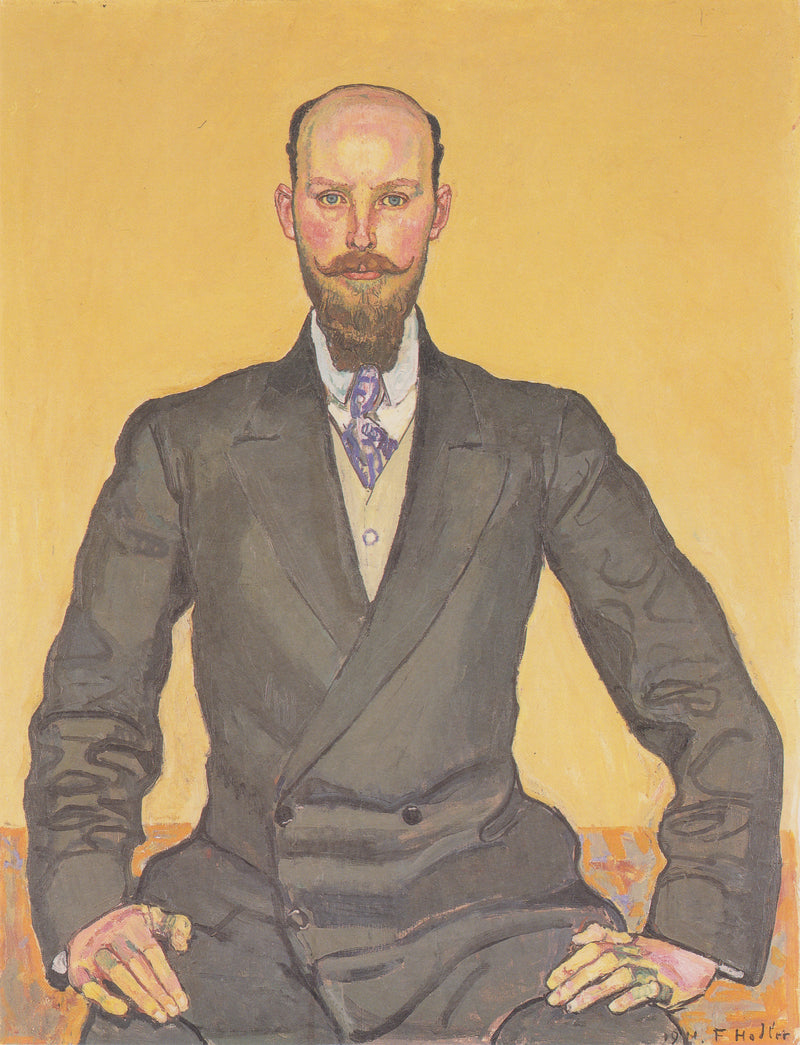 Portrét Willyho Russa - Ferdinand Hodler