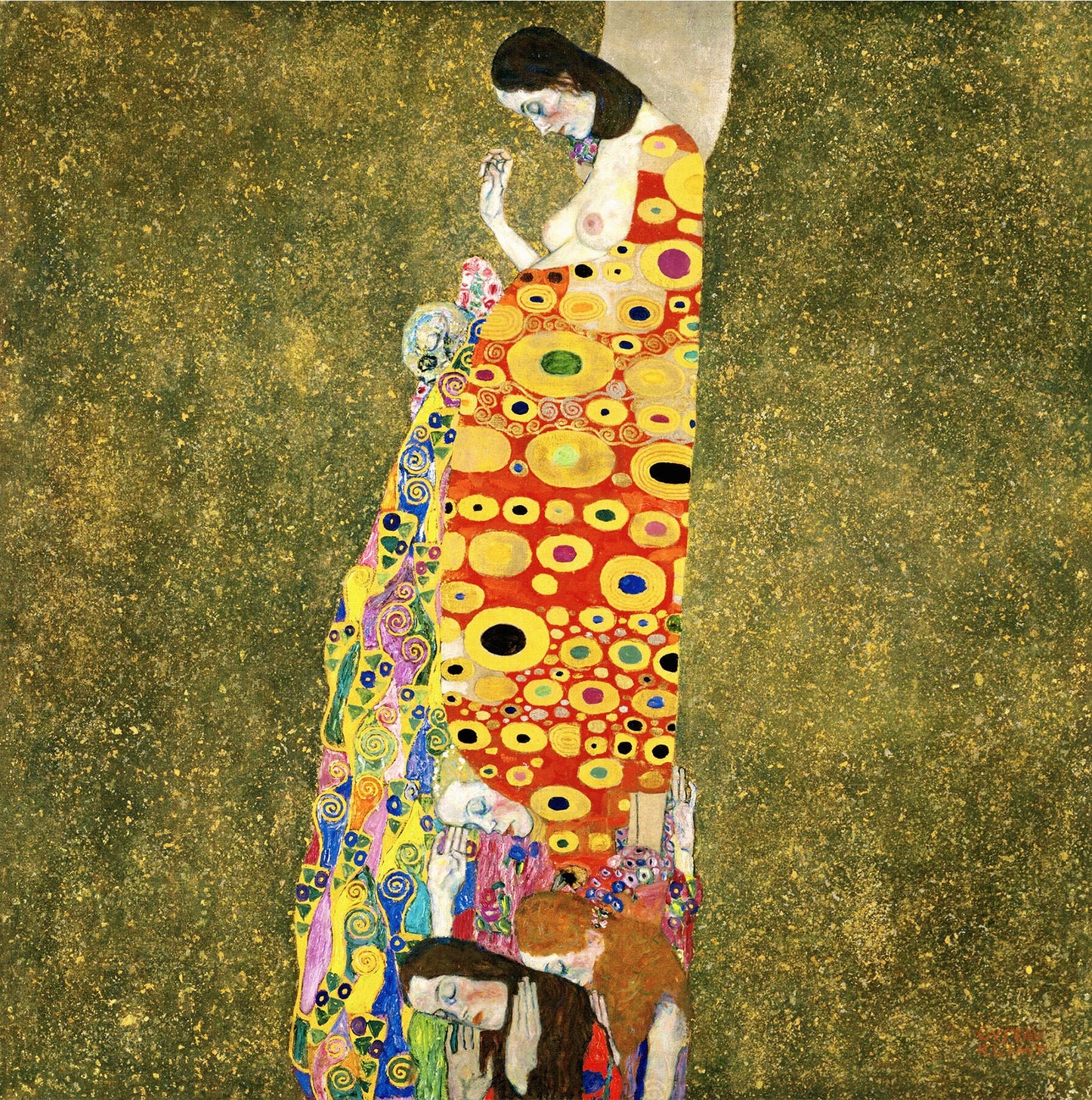 🌺 Naděje II – Gustav Klimt (1907-1908)
