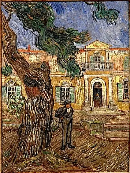 Nemocnice Saint-Paul v Saint-Rémy-de-Provence - Vincent van Gogh