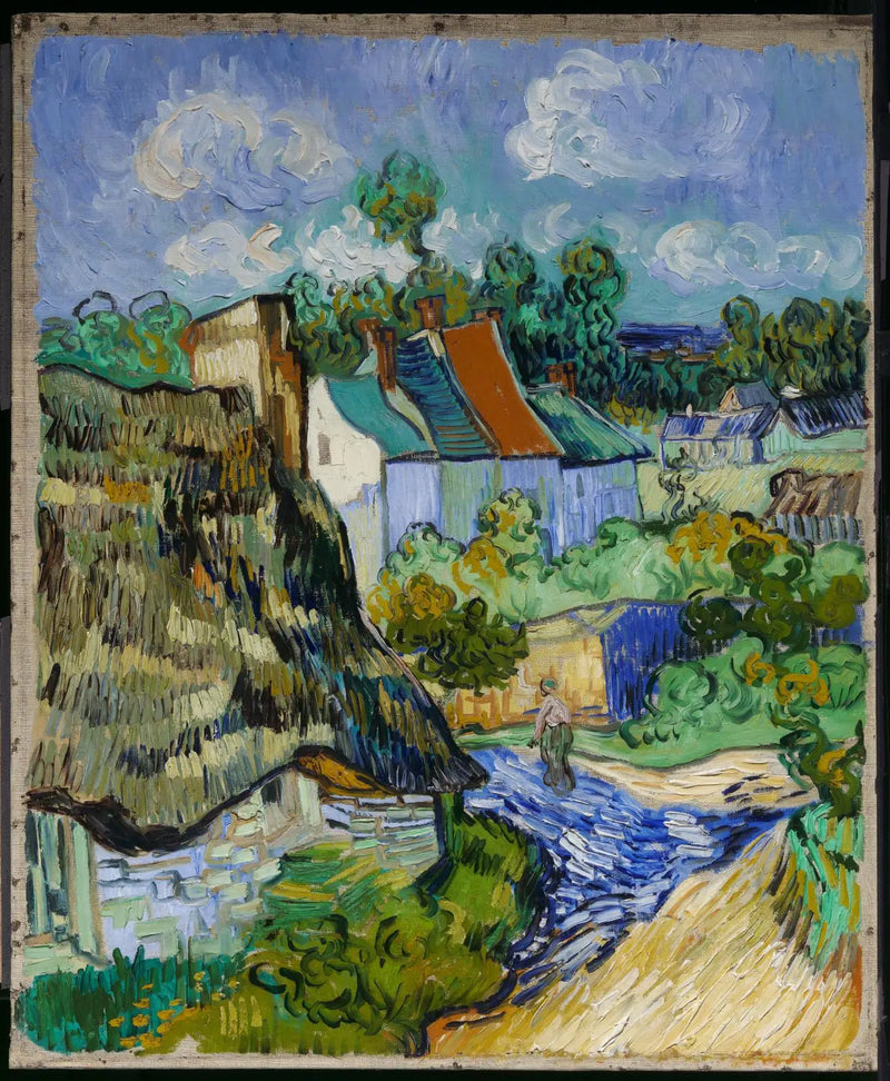 Domy v Auvers - Vincent van Gogh