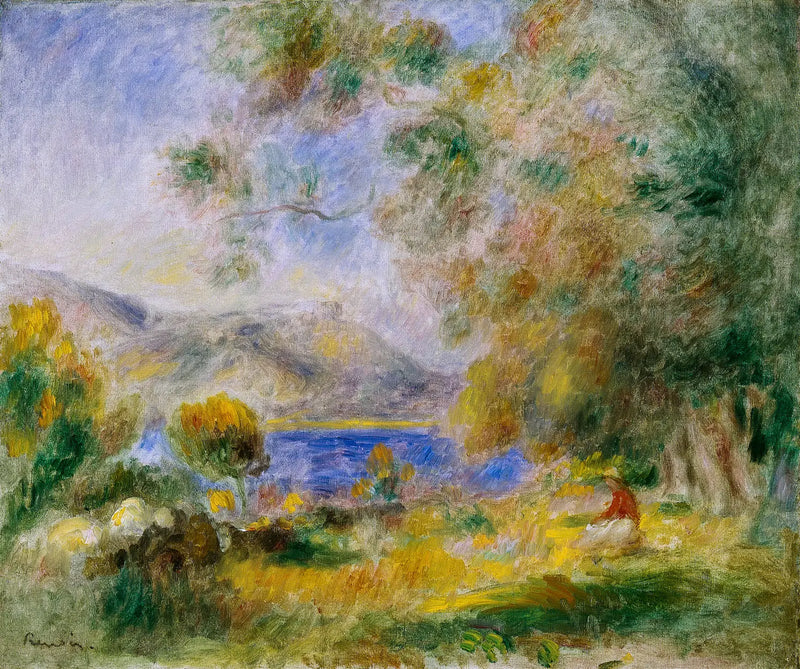 Blízko Cagnes - Pierre-Auguste Renoir