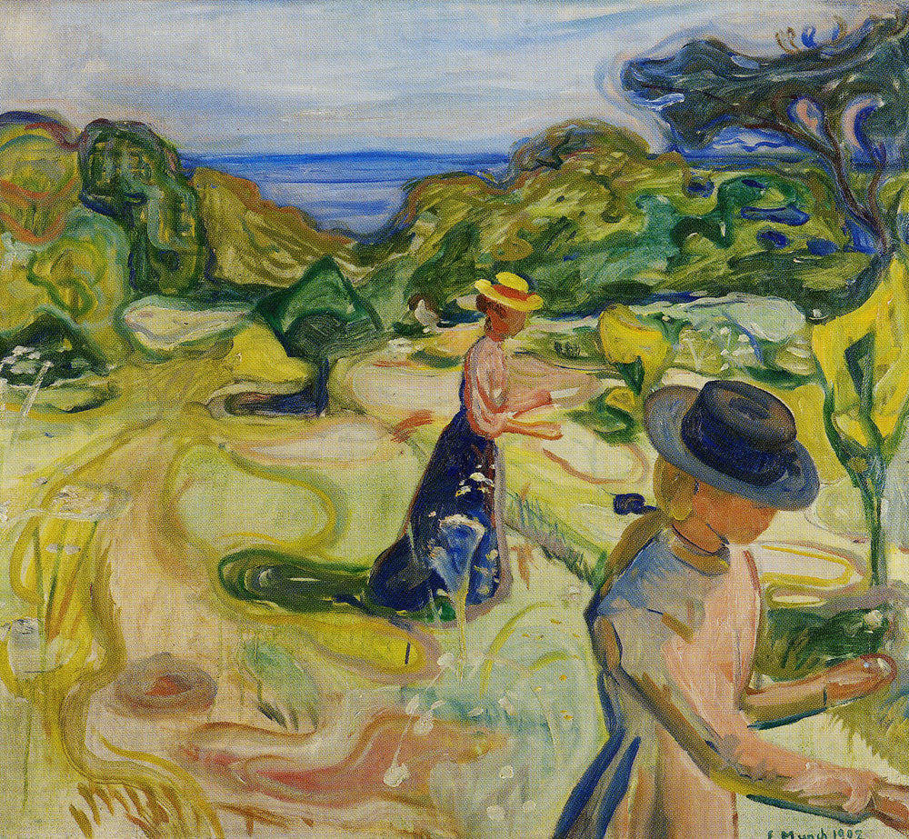 Reproduction du tableau « Dans le jardin - Edvard Munch » par Alpha Reproduction en peinture à l’huile