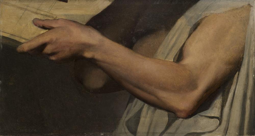 Studie paže pro Pindara v Apoteóze Homéra - Jean-Auguste-Dominique Ingres